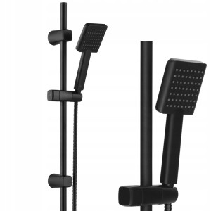 Zestaw prysznicowy natryskowy COMO czarny Diamond