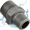 Nypel redukcyjny żeliwny czarny wkrętno-zwężkowy 6/4" x 5/4"