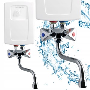 Elektryczny przepływowy podgrzewacz wody KOSPEL EPS2-5,5 z baterią – 4,4 kW, 230 V