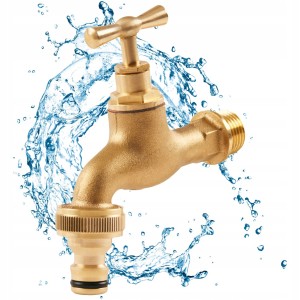 Zawór ogrodowy czerpalny grzybkowy BRS 1/2” - 3/4” STALCO GARDEN