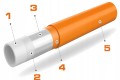 Rura 5-warstwowa do podłogówki PE-RT PEX EVOH 16x2mm KRĄG 600m