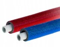 Rura PEX/PEX/Al/PEX 16 mm w otulinie niebieskiej 6 mm - 50 mb