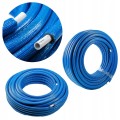Rura PEX/PEX/Al/PEX 16 mm w otulinie niebieskiej 6 mm - 50 mb