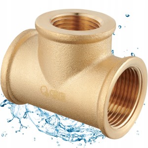 Trójnik redukcyjny mosiężny 6/4" x 5/4" x 6/4" DN40