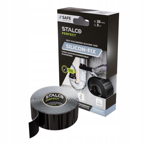 Taśma naprawcza samowulkanizująca silikonowa STALOC 25mm x 3m
