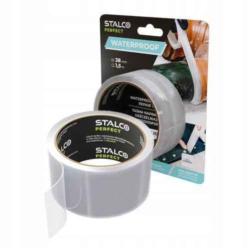 Taśma naprawcza uszczelniająca wodoodporna STALCO 38mm x 1,5m
