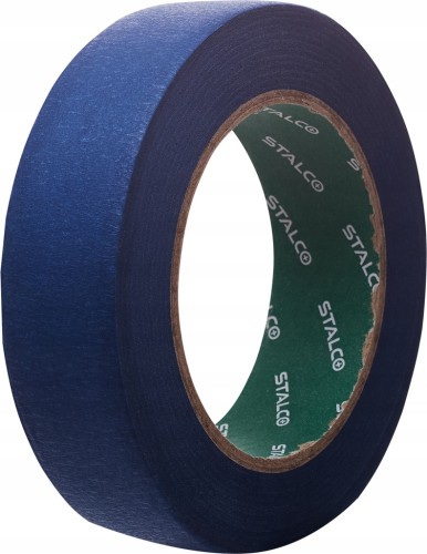 Taśma papierowa maskująca zewnętrzna STALCO 30 mm x 50 m niebieska