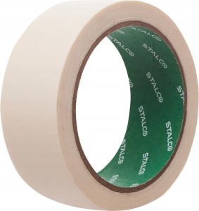 Taśma papierowa maskująca wewnętrzna STALCO 38 mm x 25 m biała