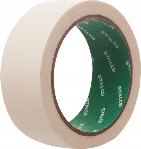 Taśma papierowa maskująca wewnętrzna STALCO 38 mm x 25 m biała