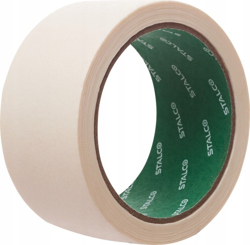 Taśma papierowa maskująca wewnętrzna STALCO 48 mm x 25 m biała