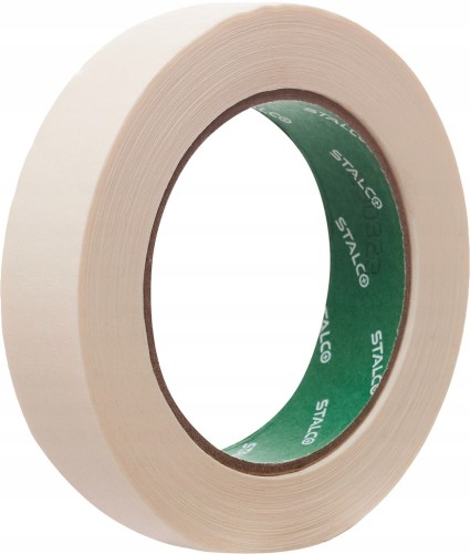 Taśma papierowa maskująca wewnętrzna STALCO 25 mm x 50 m biała