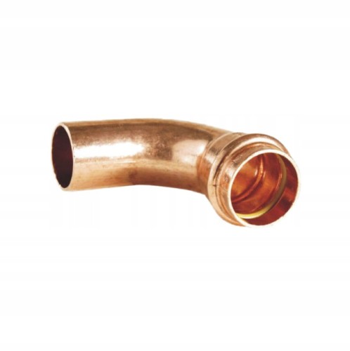 Łuk jednokielichowy 15 mm 90 stopni PRESS GAS IBP