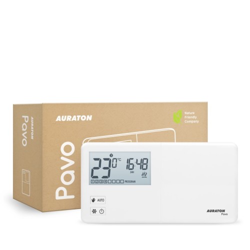 Przewodowy regulator temperatury AURATON PAVO ( następca 2030 )