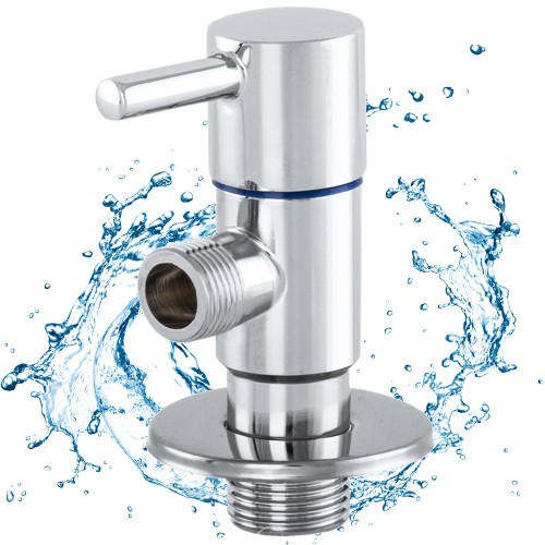 Zawór kątowy do umywalki 1/2" x 3/8" baterii z głowicą ceramiczną