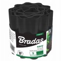 Obrzeże faliste trawnikowe BRADAS 9 m x 10 cm czarne OBFBK 0910