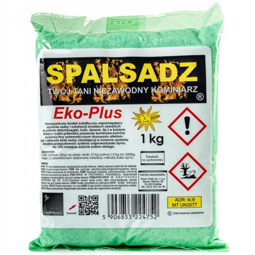Preparat do wypalania sadzy SPALSADZ - doplacz do pieca 1 kg