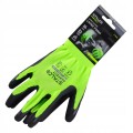 Rękawice ochronne poliestrowe LATEX FOAM XXL  r. 11 STALCO