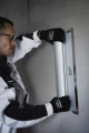 Rękawice nylonowe NITRILE FLEX FOAM M r. 8 STALCO