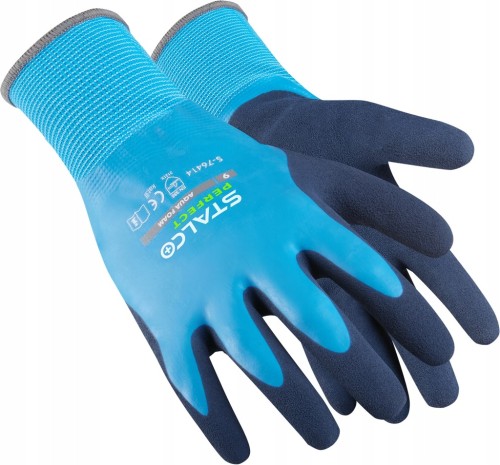 Rękawice nylonowe AQUA FOAM wodoodporne M r. 8 STALCO