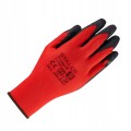 Rękawice robocze poliestrowe S-LATEX r. 8 M STALCO