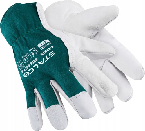 Rękawice ochronne skórzane S-SKIN SOFT G r.9 L STALCO