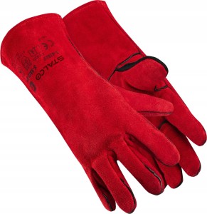 Rękawice skórzane S-SKIN RED r. 11 XXL STALCO