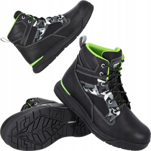 Buty robocze wysokie skórzane podnosek 03S r. 45 STALCO