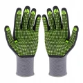 Rękawice robocze nylonowe NITRILE FLEX DOTS r. 6 S XS STALCO