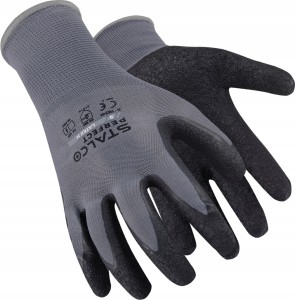 Rękawice poliestrowe LATEX H r. 9 L STALCO