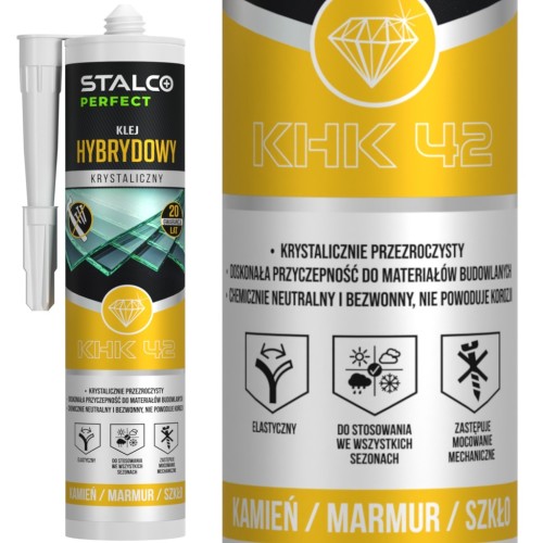 Klej hybrydowy krystaliczny 290ml mocny STALCO