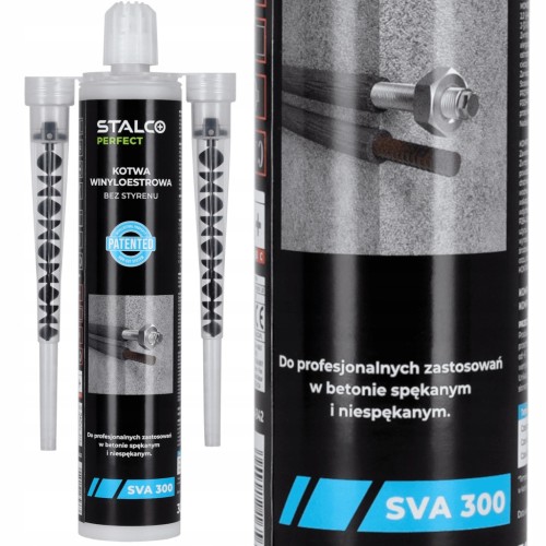 Kotwa chemiczna do betonu winyloestrowa bez styrenu 300 ml STALCO