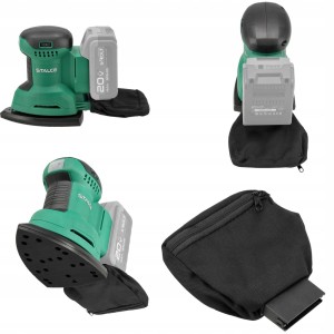 Szlifierka oscylacyjna akumulatorowa typu DELTA DSS20-140 body 20 V STALCO