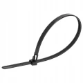 Opaski zaciskowe demontowalne czarne 7,6 × 200 mm 50 szt STALCO