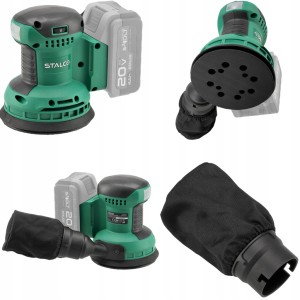 Szlifierka mimośrodowa akumulatorowa body bez aku ESS20-125 STALCO