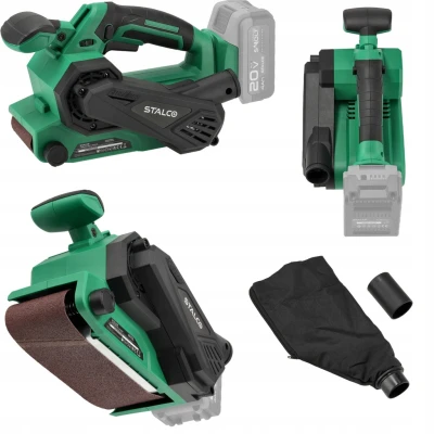 Szlifierka taśmowa akumulatorowa body bez aku BSS20-457BL 20V S-VOLT STALCO