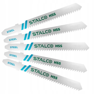 Brzeszczoty do wyrzynarek - do metalu 1,2 x 51 mm uchwyt T - 5 sztuk STALCO