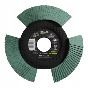 Tarcza ścierna listkowa STALCO 125 x 22 mm grubość 60 full vision