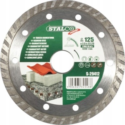 Tarcza diamentowa STALCO TURBO 115 mm do betonu
