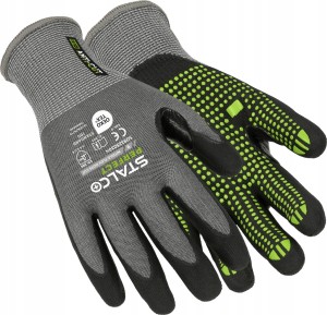 Rękawice robocze antyprzecięciowe STALCO NITRILE FLEX CUT r. 9 (L)