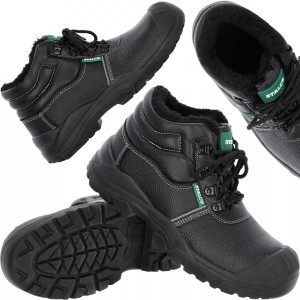 Skórzane buty robocze ocieplane STALCO THURO HIGH WINTER S1 r. 46