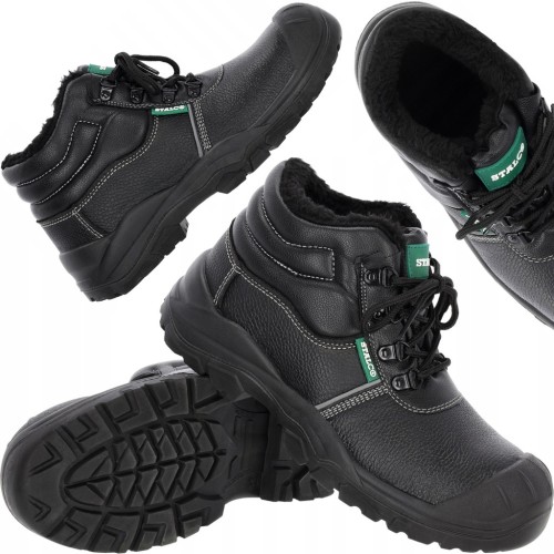 Skórzane buty robocze ocieplane STALCO THURO HIGH WINTER S1 r. 41