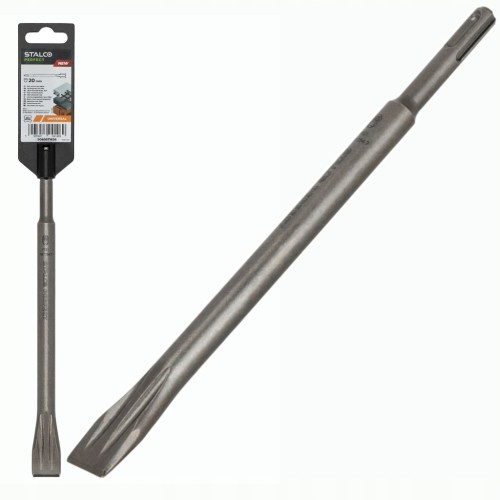 Dłuto samoostrzące wąskie STALCO SDS PLUS 20 x 250 mm do betonu
