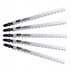 Brzeszczot do wyrzynarki do drewna STALCO 3,0 x 74 mm uchwyt T - 5 sztuk