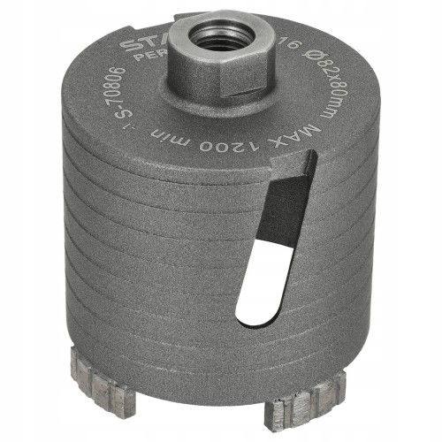 Otwornica diamentowa STALCO TURBO 82 x 80 mm do betonu segment