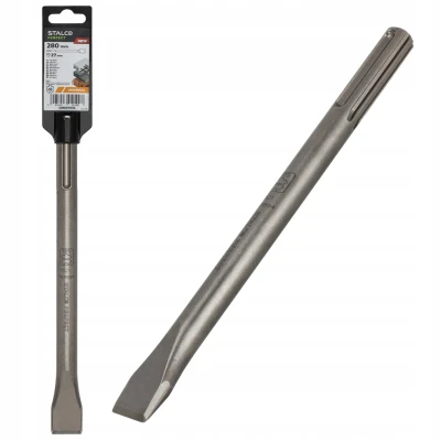 Dłuto płaskie wąskie STALCO SDS PLUS 27 x 280 mm do betonu