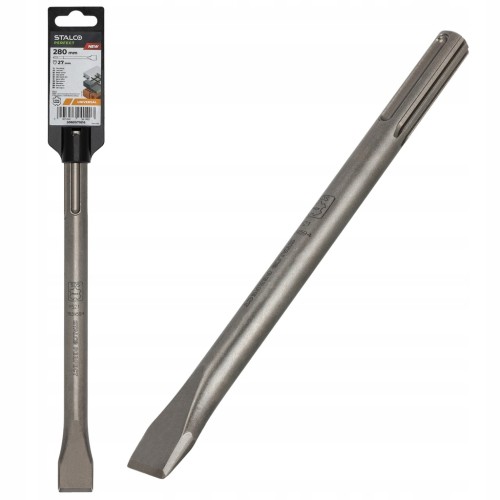 Dłuto płaskie wąskie STALCO SDS PLUS 27 x 280 mm do betonu