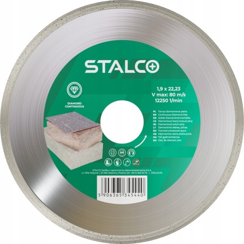 Tarcza diamentowa pełna STALCO 115 mm do glazury betonu