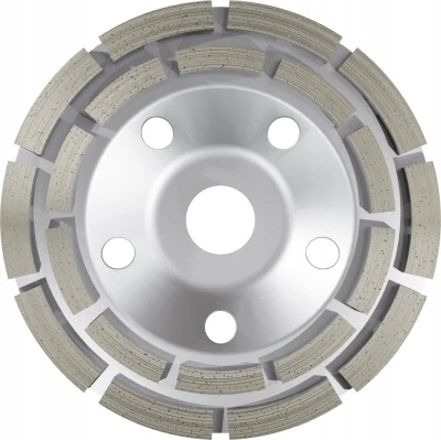 Tarcza diamentowa szlifierska dwurzędowa STALCO 125 mm do betonu