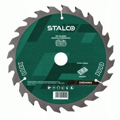 Piła tarczowa do drewna STALCO 200 x 2,4 x 30 mm 24 zęby