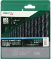 Zestaw wierteł do metalu STALCO HSS 1-10 mm - 19 elementów